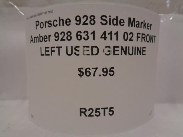 Porsche 928 Side Marker Amber 928 631 411 02 Front Left USED GENUINE R25T5