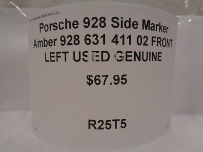 Porsche 928 Side Marker Amber 928 631 411 02 Front Left USED GENUINE R25T5