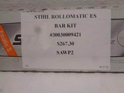 NEW STIHL ROLLMATIC E BAR KIT WITH CHAIN  3003 000 9421 SAWP2