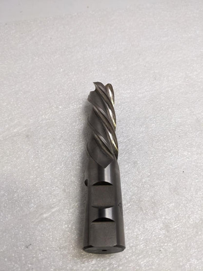 BRUBAKER TOOL 85367 LH END MILL M42 4-FLUTE T350G25-46L 1" DIA. W/N NEW R22T5