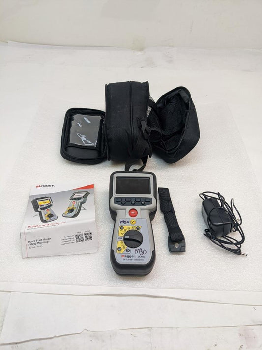 MEGGER LOW RESISTANCE OHMMETER DLR02 2A DUCTER USED R27
