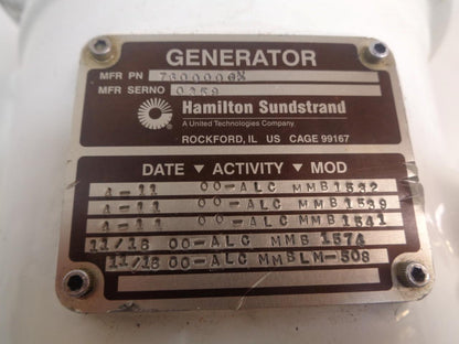 NEW HAMILTON SUNDSTRAND 760000G DIRECT CURRENT GENERATOR for F/a-22 RAPTOR R33