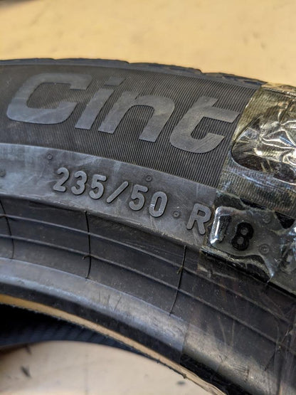 2 PIRELLI CINTURATO WEATHERACTIVE P 235 50 18 97H SL TIRES 4163300 CQ2