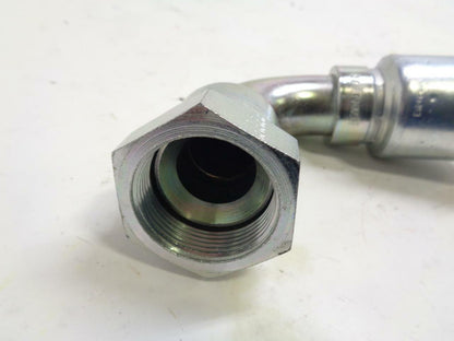 NEW EATON WEATHERHEAD CRIMP HOSE FITTING FEMALE SWIVEL 90 DEG ELBOW 20-677 R10TD