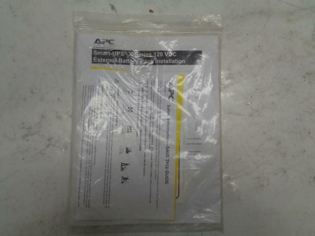 1 NEW APC SMART-UPS X 120 V EXTERNAL BATTERY PACK SMX120RMBP2U SR