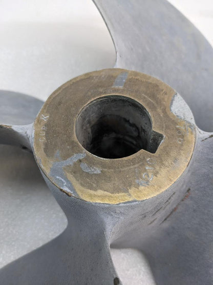 BRASS 28X28X8X16X11 SINGLE 4-WAY BOAT PROPELLER 6768 #2 NEW B2