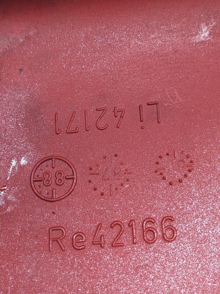 PORSCHE 928/944 FRONT LEFT DRIVER EXTERIOR FRAME-RED-92873102406 USED R25