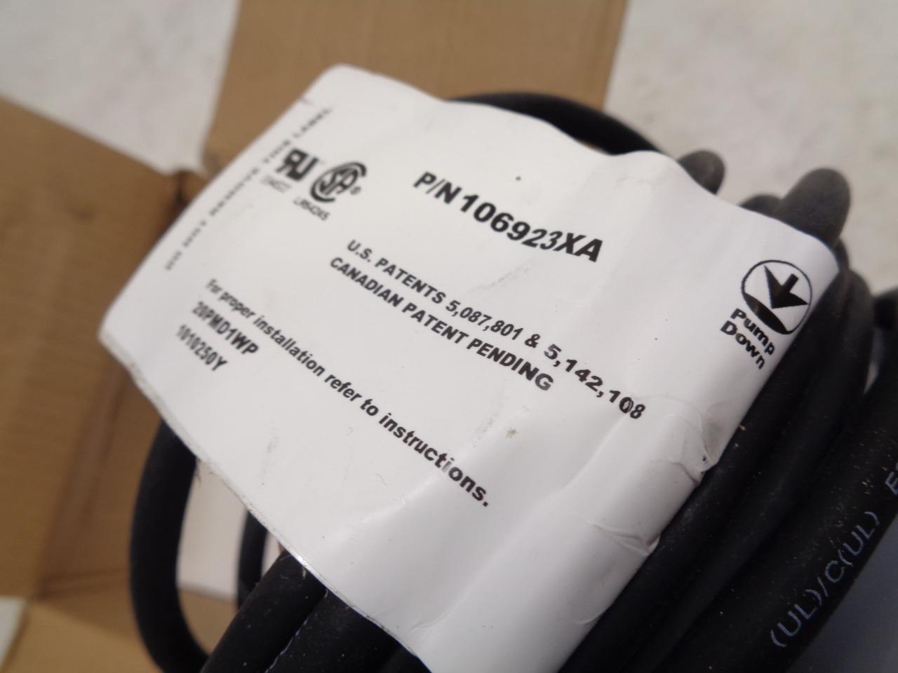 NEW DAYTON FLOAT SWITCH 106923XA 20FT 120V W/PLUG FITS BARNES BRAND PUMPS SR