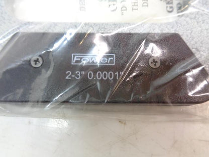 NEW FOWLER 52-224 MICROMETER SET 0-3" 0.0001" (COMPLETE) R22T5