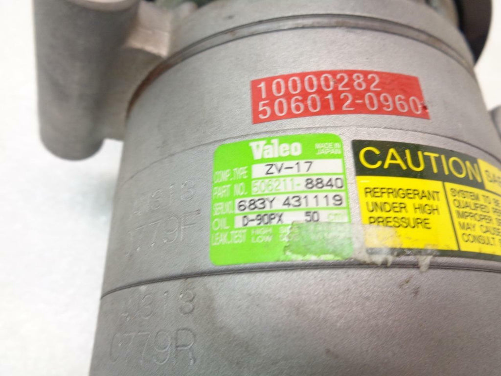 NEW VALEO 506211-8840 AC COMPRESSOR (UNKNOWN FITMENT) R2