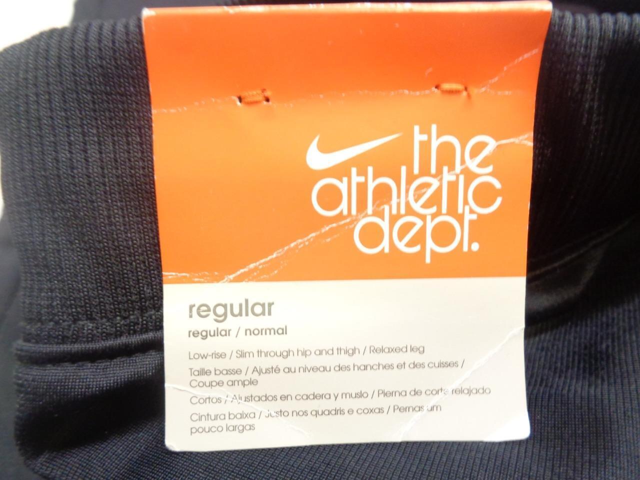 PAIR NEW NIKE WOMENS THE ATHLETIC DEPARTMENT 521901 BLACK TRACK PANTS MED SR