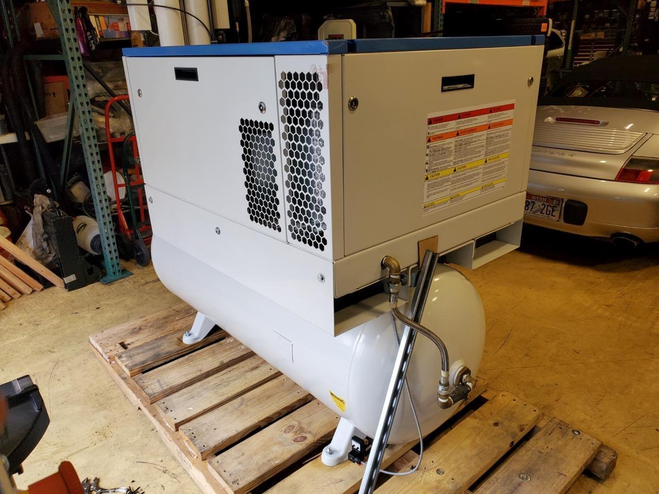 Powerex Whisper Air STES0754 Oil Less Scroll Air Compressor Drier 23scfm 120G