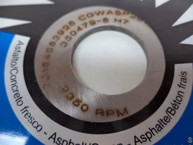 NEW NORTON CHARGER 26" x .155 WET ASPHALT CUTTING DIAMOND BLADE CGWASP2615 SP2