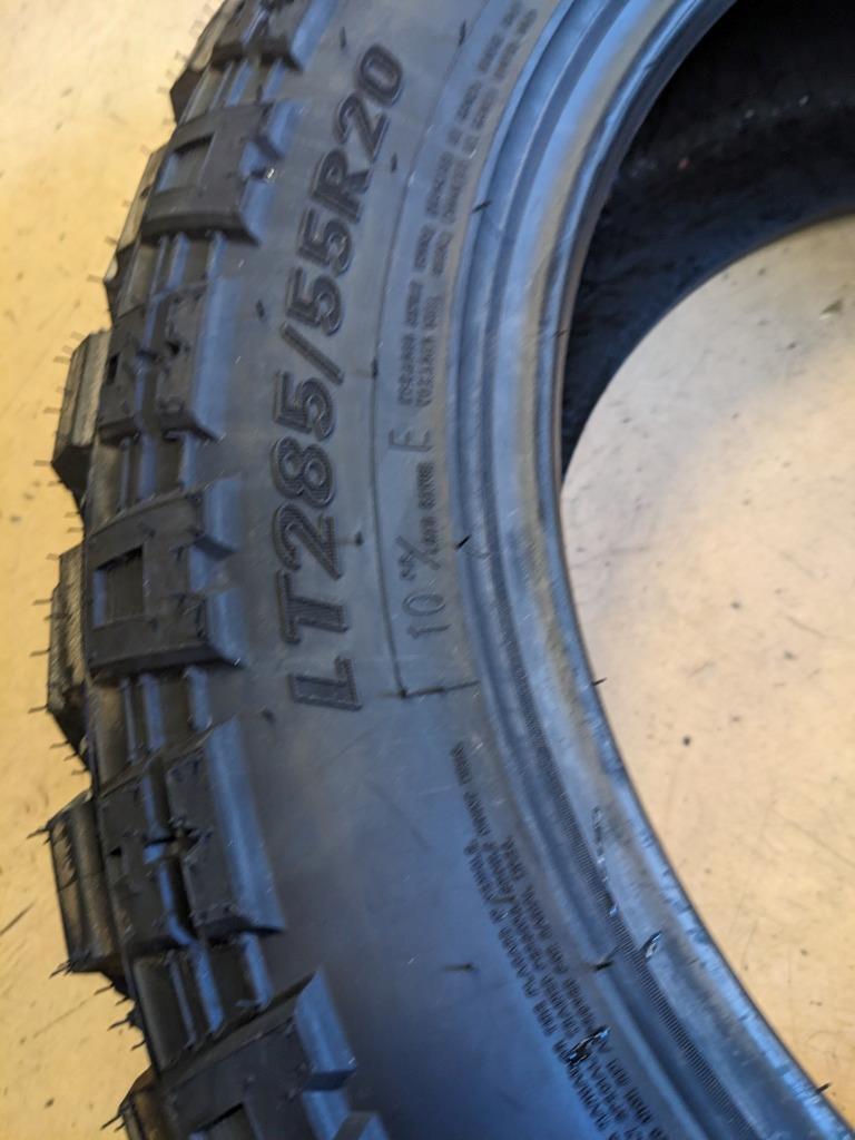 TBB TIRES TS-67 M/T BSW LT 285 55 20 122/119Q LRE 10PLY TIRE HFJB9MB CQ2