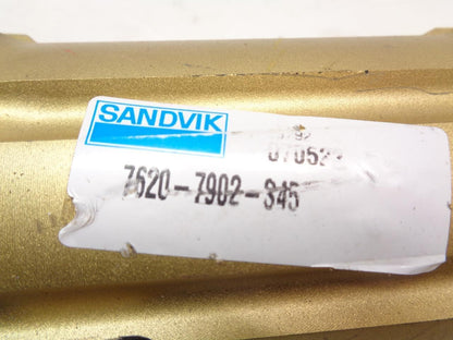 SANDVIK 7620-7902-345 HAMMER DRILL BUTTON BIT GOLD 4" DIAM. 8-1/2" LONG NEW H2