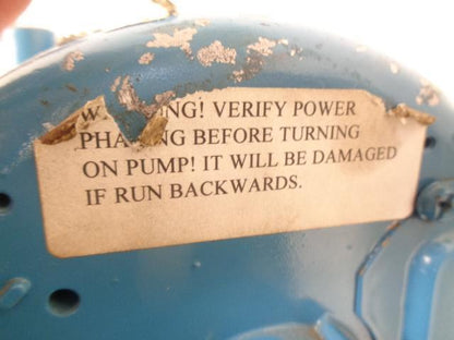 SULZER COMMERCIAL PUMP DUTY W/ CENTURY AC MOTOR 3HP 3PH 60HZ 7-18259501 I1