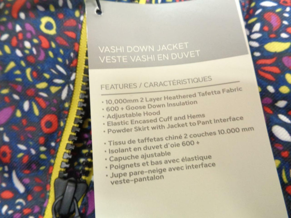 NWT WOMENS NIKE 6.0 VASHI SNOWBORDING DOWN JACKET MULTICOLOR XS 425022 021 SR