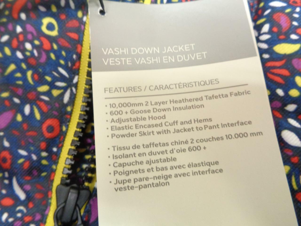 NWT WOMENS NIKE 6.0 VASHI SNOWBORDING DOWN JACKET MULTICOLOR XS 425022 021 SR