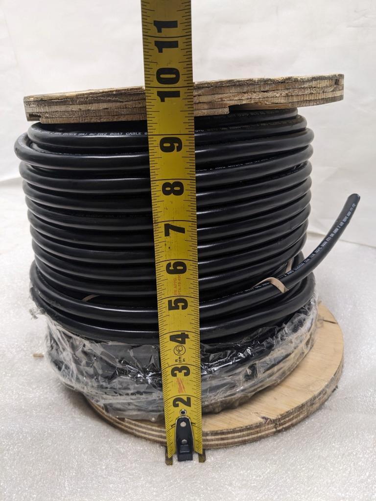 ANCOR 114025 MARINE GRADE TINNED COPPER BATTERY CABLE 2 AWG 240' 600V NEW R11