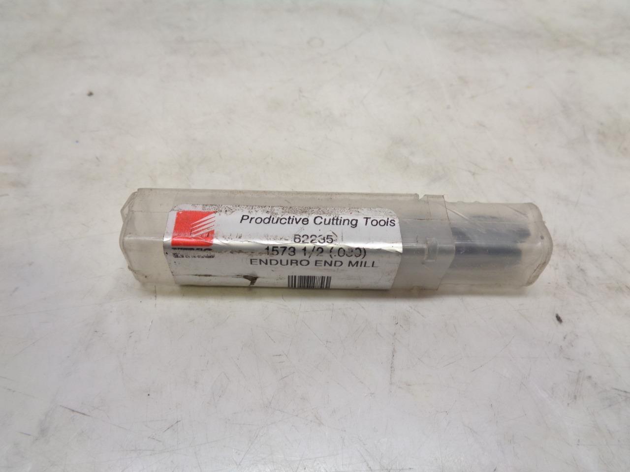 NEW PRODUCTIVE CUTTING TOOLS 62235 CARBIDE END MILL 1/2"x1-1/4" 3 FLUTE R22T6BM