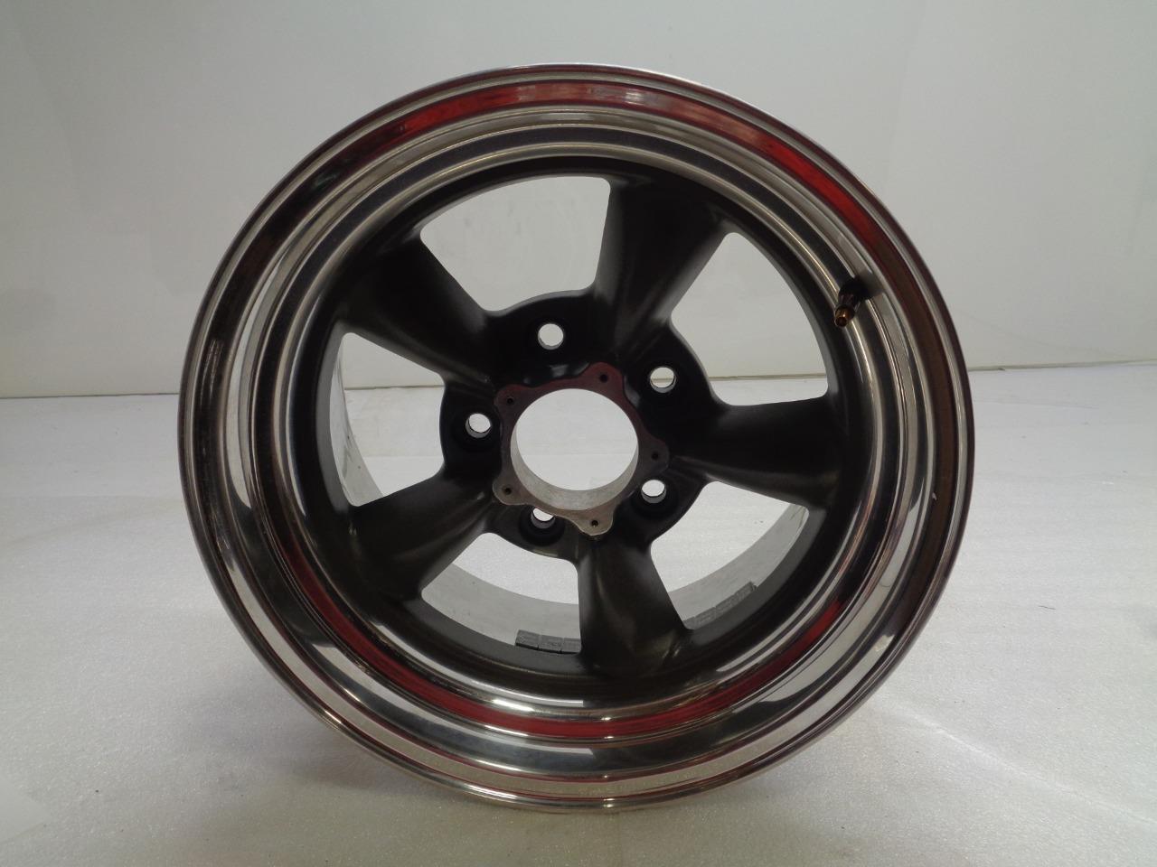 American Racing 058 NEW AMERICAN RACING AR505 CLASSIC TORQ THRUST II GRAY PAINTED 5x5 15x8 ...