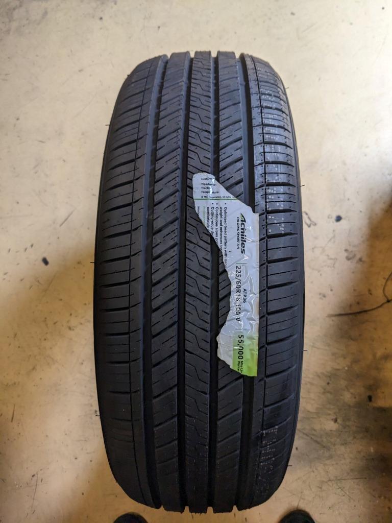 ACHILLES TOURING SPORT A/S P 225 60 18 100V SL TIRE ATP36 CQ3