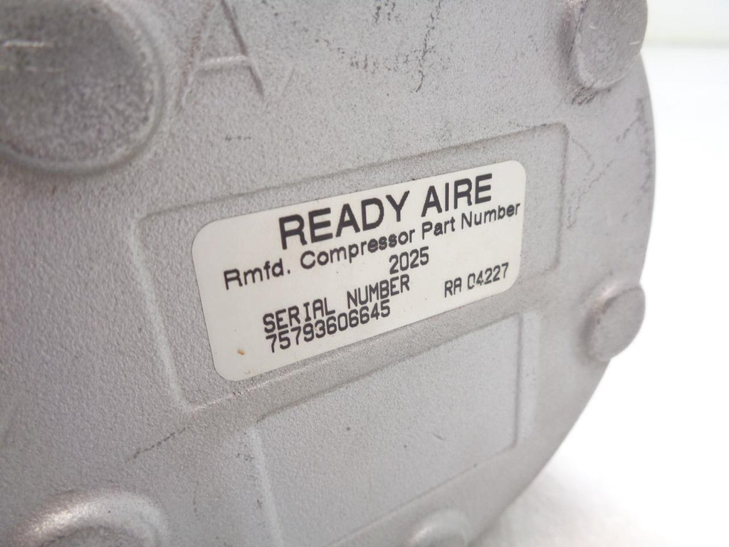 REMANUFACTURED READY AIRE 2025 AC COMPRESSOR 87-03 CHRYSLER, DODGE, PLYMOUTH R1