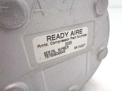REMANUFACTURED READY AIRE 2025 AC COMPRESSOR 87-03 CHRYSLER, DODGE, PLYMOUTH R1