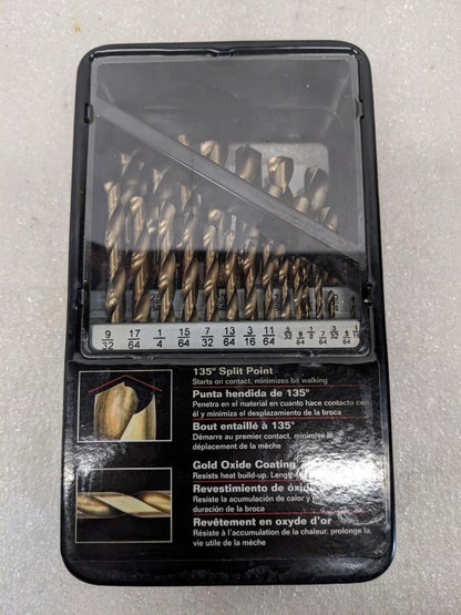 SKIL 98029 GOLD OXIDE DRILL BIT SET 29PC MAX 1500RPM MISSING DRILL BIT NEW R22