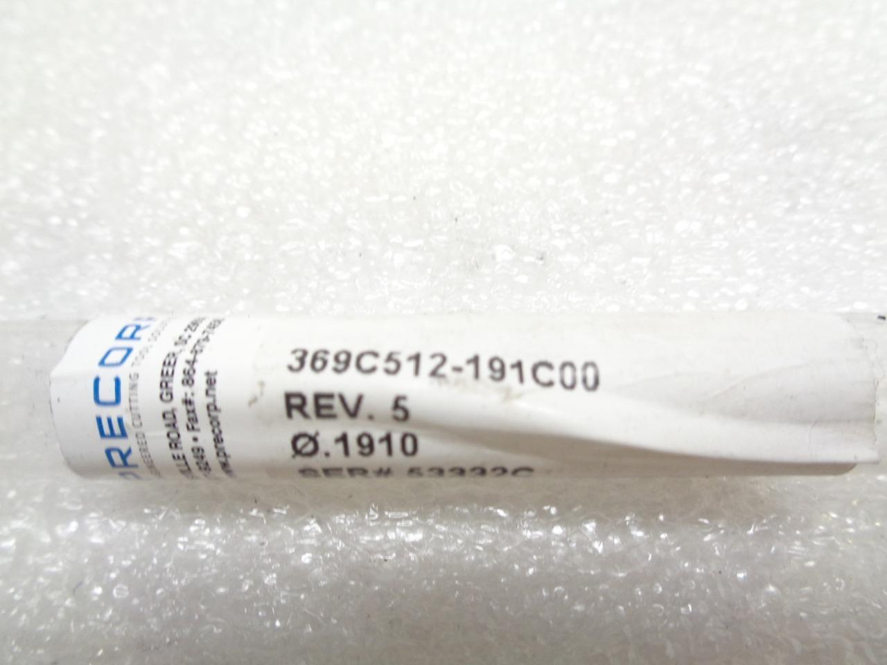 NEW PRECORP (SANDVIK) 2.6MM CARBIDE DRILL BIT 1910 R22T6BB