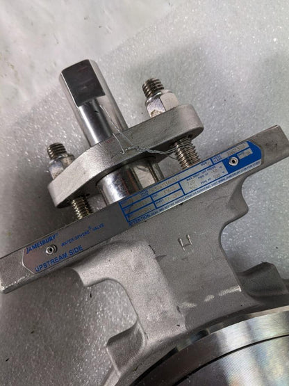 JAMESBURY STEEL WAFER-SPHERE VALVE 8" 316SS BODY 830W1136HBXZ K2