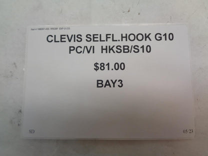 CLEVIS SELF-LOCKING HOOK G10 PC/VI HKSB/S10 8,800lbs 3/8" BAY3