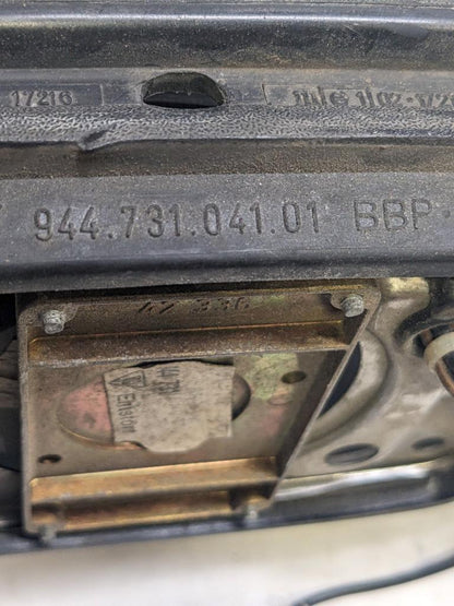 PORSCHE 944 INCOMPLETE EXTERIOR DOOR SIDE MIRROR FRAME 94473104101 #3 USED R25