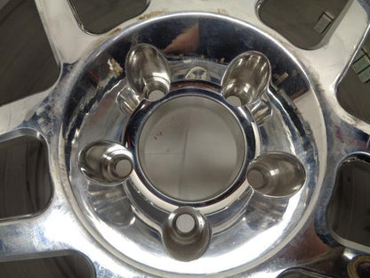 USED CUSTOM POLISHED 18X12 5X4.75 ET 50.50 DRAG BEADLOCK WHEEL W/TOYO TIRE B2