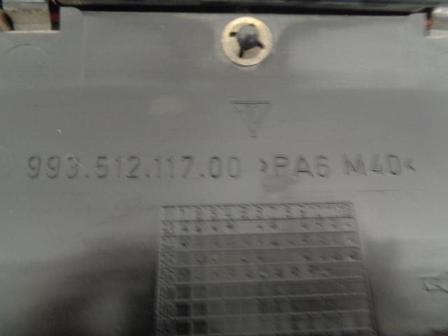 PORSCHE 911 993 REAR DECK LID SPOILER 993 512 117 00 RED/BURGUNDY USED R21