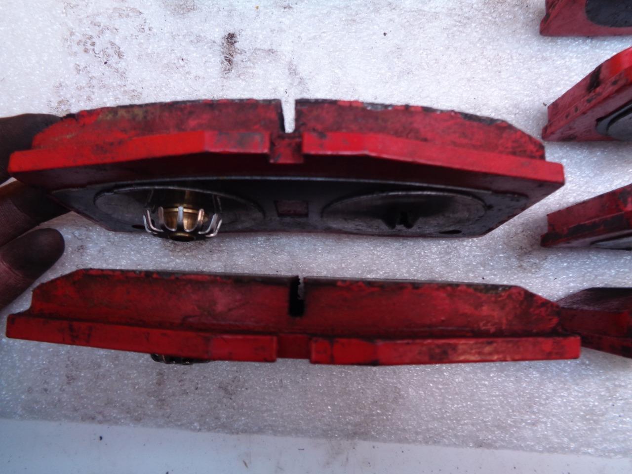 EBC RED STUFF CERAMIC FULL BRAKE PAD 8 PC SET FOR PORSCHE 928 48133767C R24T6