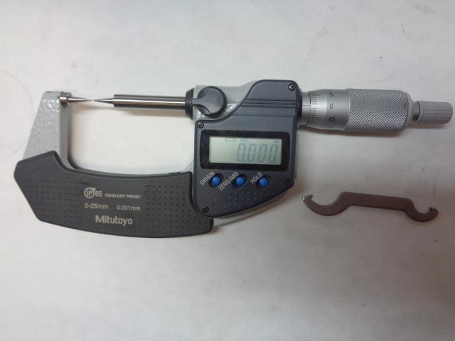 NEW MITUTOYO DIGIMATIC POINT MICROMETER 0-25mm 342-251-30 R17T1