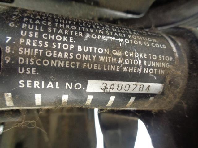 MERCURY MARINE 7.5 HP OUTBOARD MOTOR FOR PARTS I1