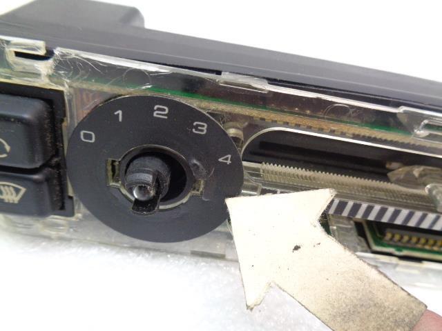 PORSCHE 94465302101 DASH CONTROL UNIT HVAC CONTROL FOR 944 DAMAGED USED R20