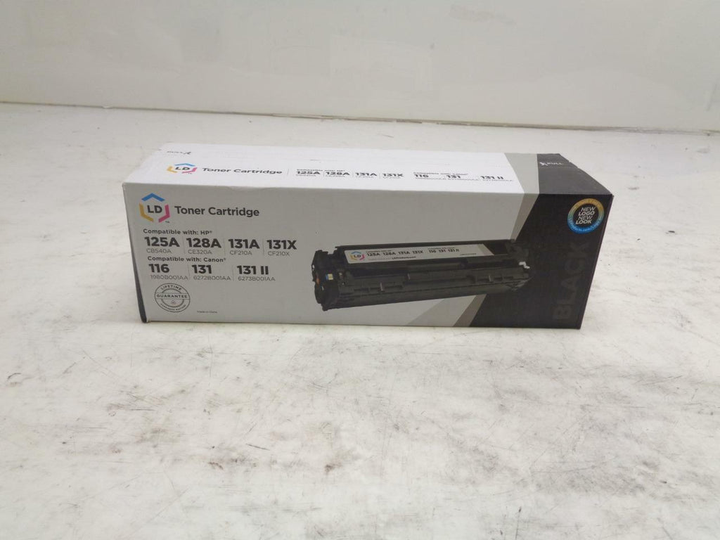 1 REMAN LD PRODUCTS BLACK TONER CARTRIDGE FOR HP 125A 128A & CANON 116, 131 SR