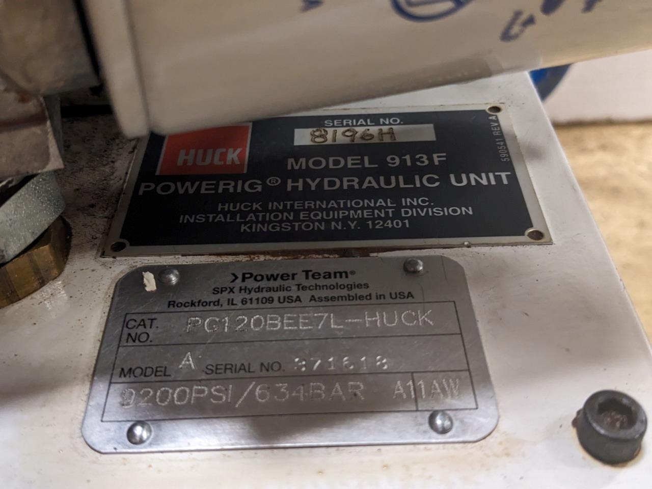 POWER TEAM 913F GAS POWERED HYD POWERIG W/ 4-CYCLE GAS MOTOR B2