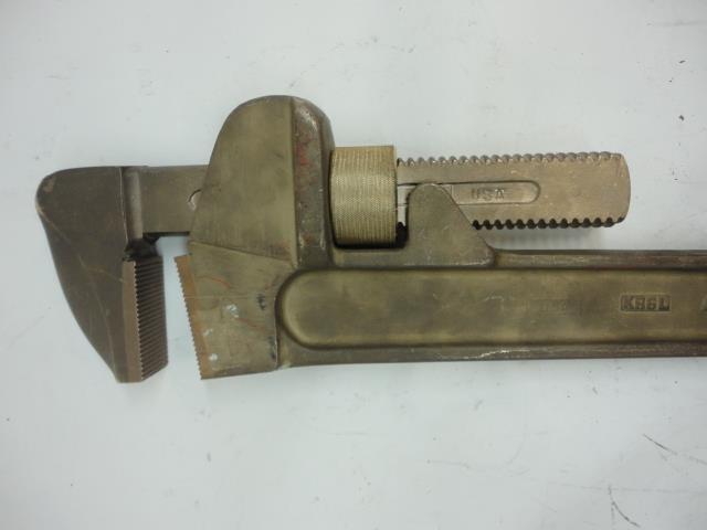 NEW AMPCO SAFETY TOOLS W-216 NON-SPARKING/MAGNETIC 48" BRONZE PIPE WRENCH