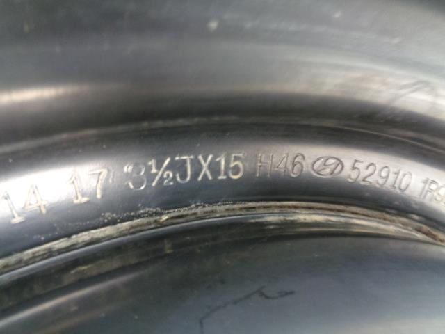 HYUNDAI ACCENT SPARE WHEEL 15X3.5 52910-1R900 & KUMHO TIRE T125/80D15 95M KSLR