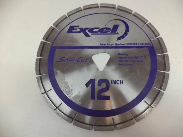 NEW SOFF-CUT EXCEL PURPLE 12" DIAMOND SAW BLADE XL12S22-1000 SP1T3