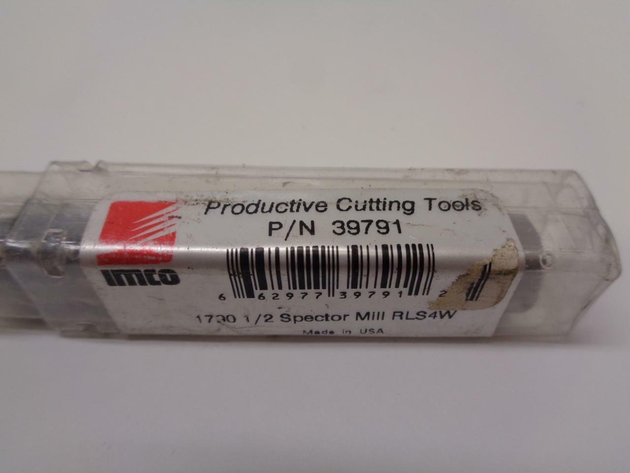 NEW IMCO PRODUCTIVE CUTTING TOOLS 1730 1/2 SPECTOR MILL RLS4W 39791