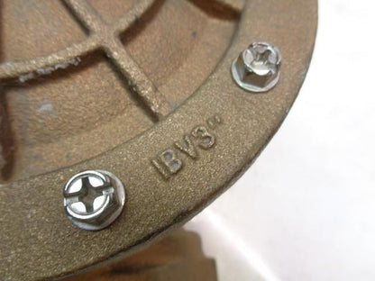 NEW HUNTER VALVE IBV301GFS 3 INCH BRASS GLOBE VALVE W/ FILTER SENTRY R32