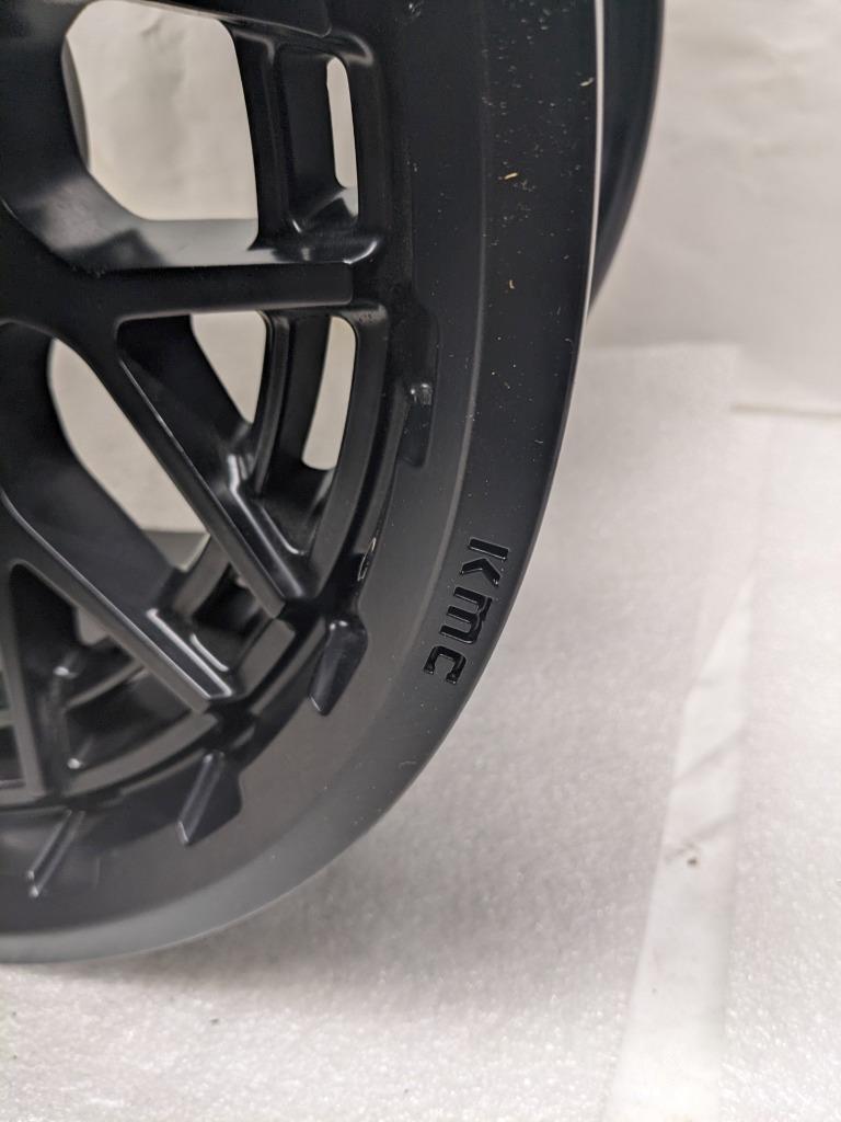 1 KMC WHEEL KM72278568700 KM722 TECHNIC 17X8.5 ET0 SATIN BLACK 6X139.7 NEW B2