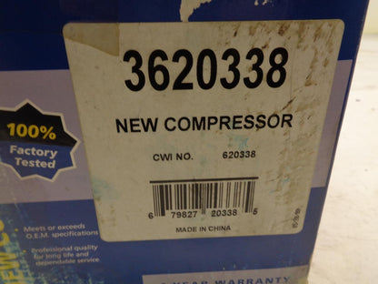NEW NAPA COLD POWER AC COMPRESSOR 3620338 BUICK, CHEVY, OLDSMOBILE, PONTIAC R1