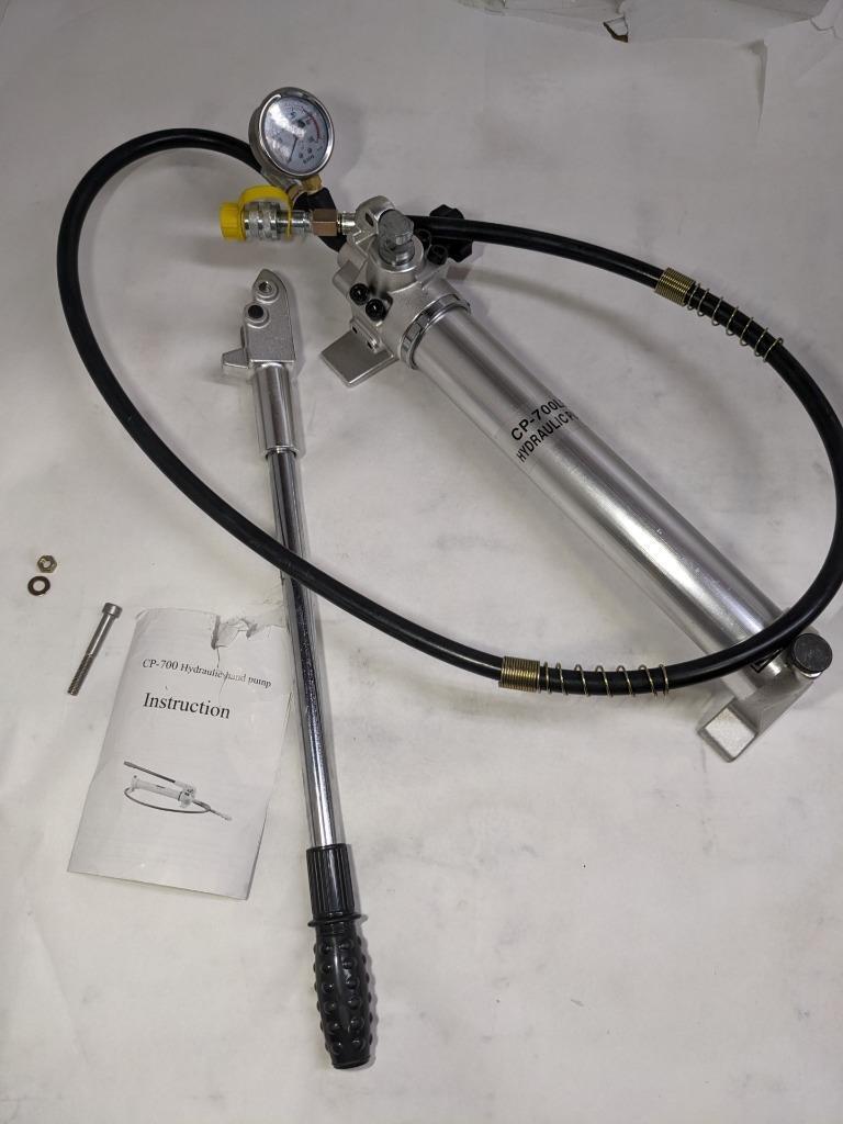 MANUAL HYDRAULIC PUMP 2 SPEED 10000PSI 900CC CP700LB HYDRAULIC HAND PUMP NEW R11