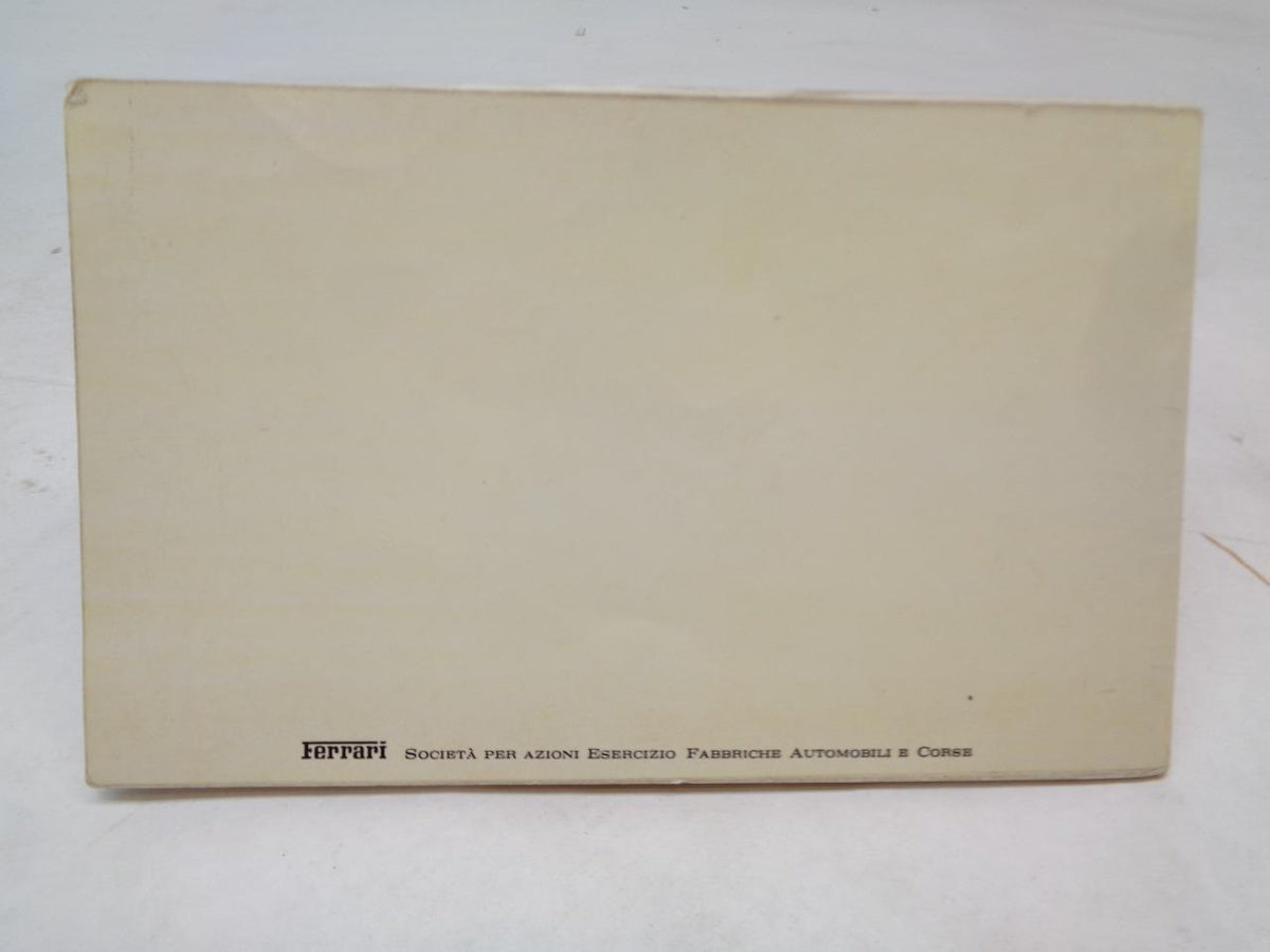 USED GENUINE Ferrari 1978 308 GTB/GTS Owners Manual Set R31 T1